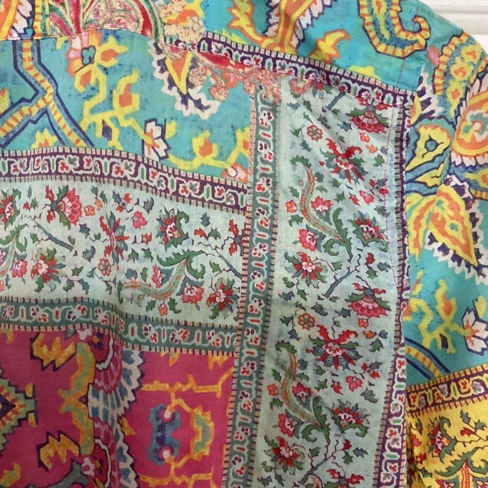 Ralph Lauren Multicolor Paisley Men's Shirt. SIZE M - Picture 7 of 7